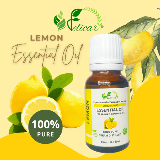 Lemon Essential Oil for Refreshing & Energizing